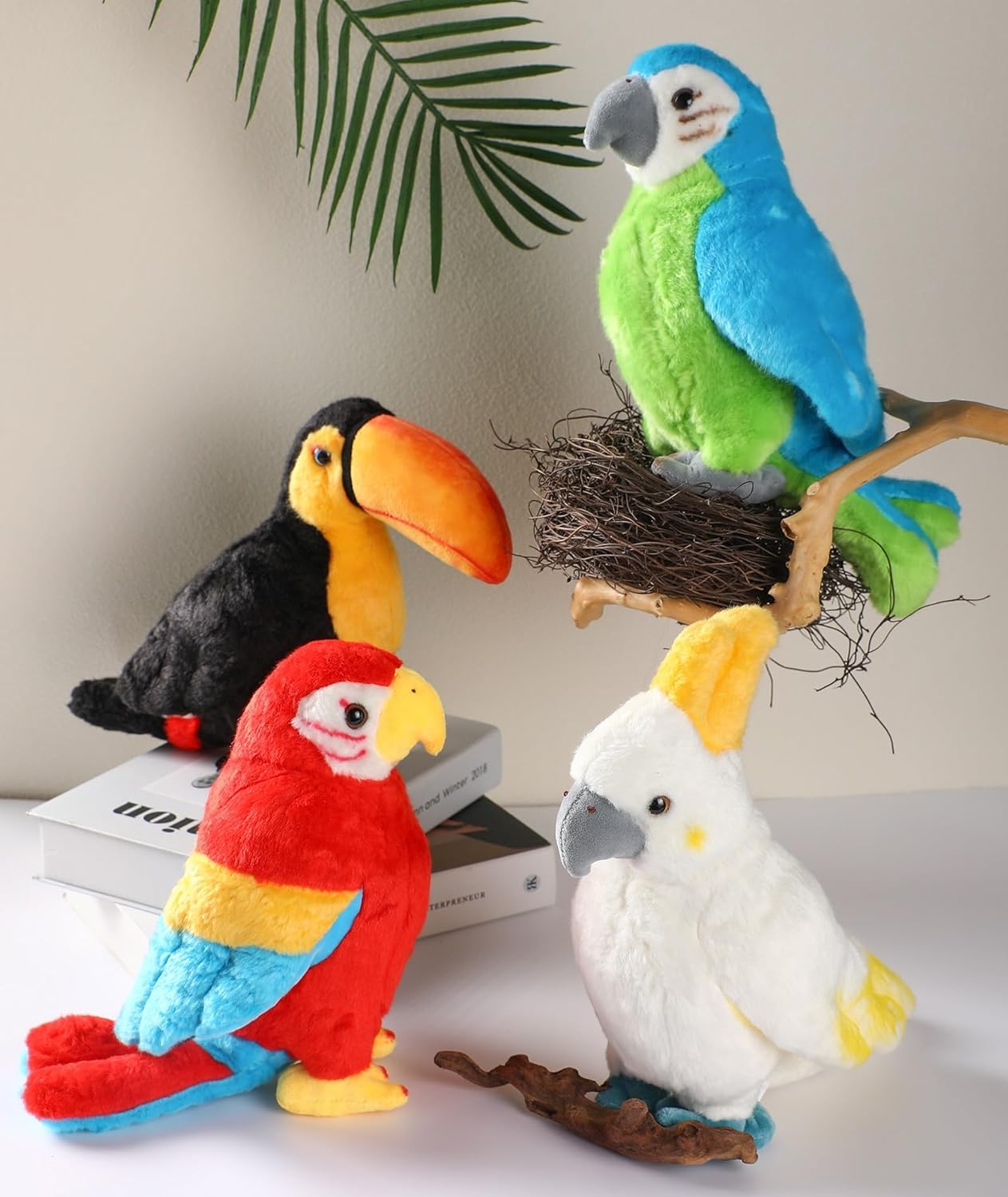LeYoHa Parrot Plush Toy - Red Macaw 984 Inch