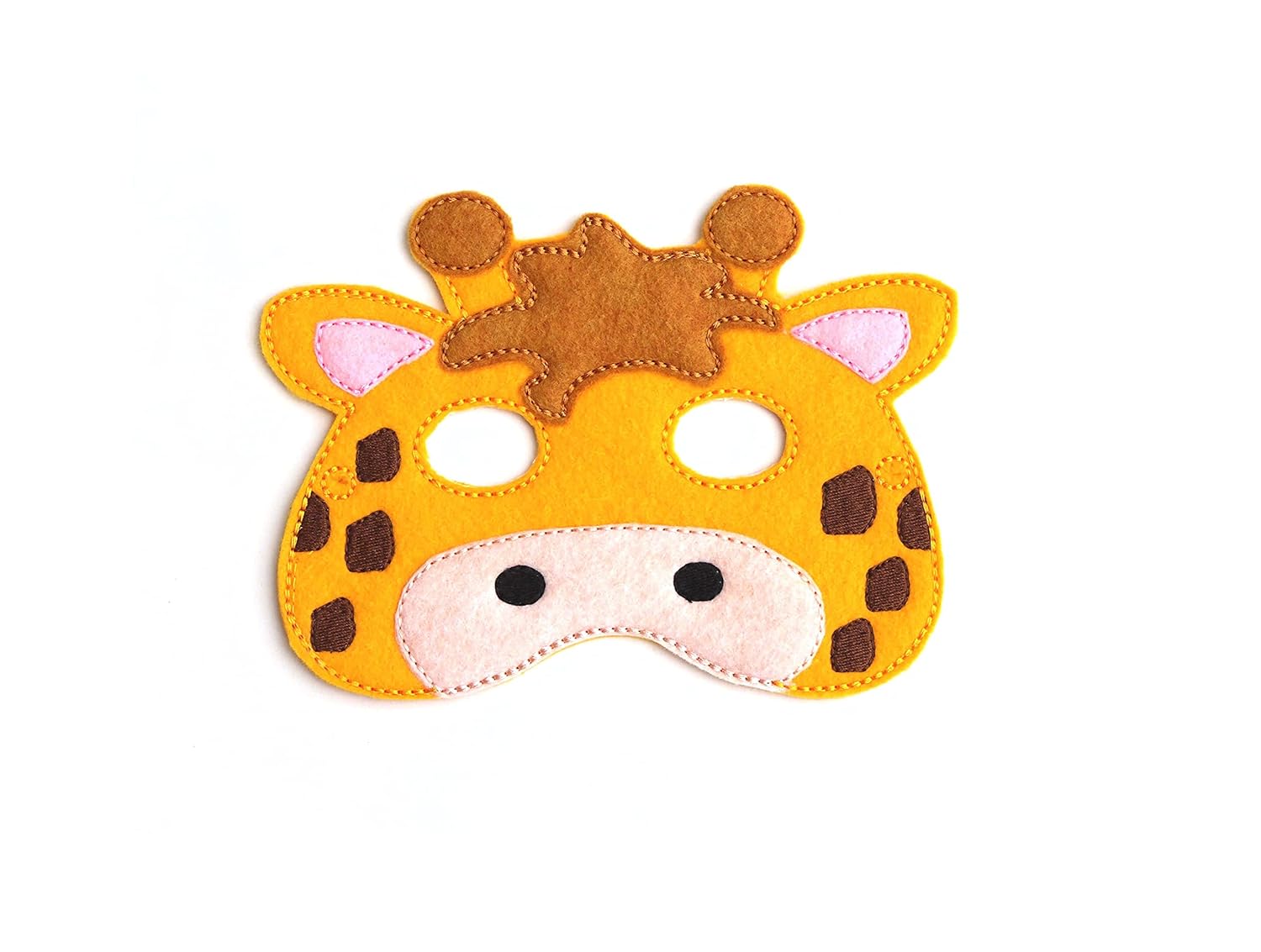 Baby WhatKnots Kids Giraffe Felt Face Mask 1