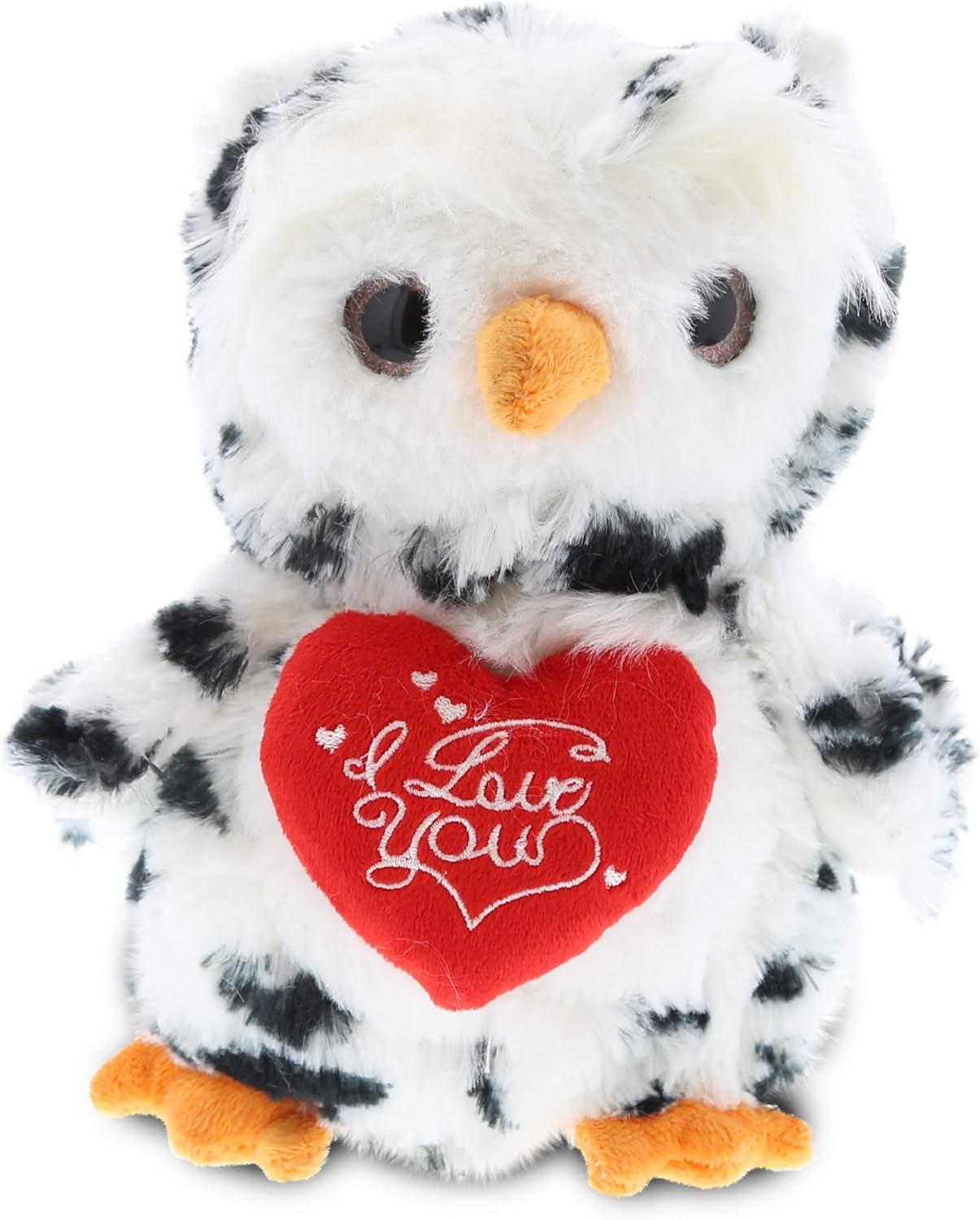 DolliBu I Love You Valentine Plush Owl - Personalized Name Gift