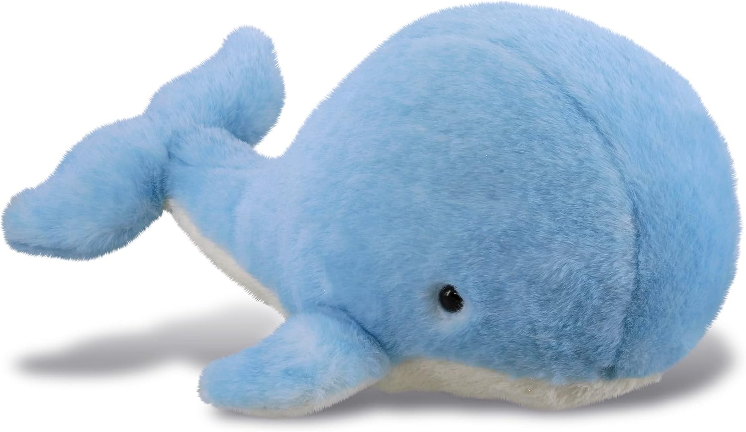 DolliBu Plush Whale Toy - Soft Blue 13 Inch Huggable Stuffed Animal