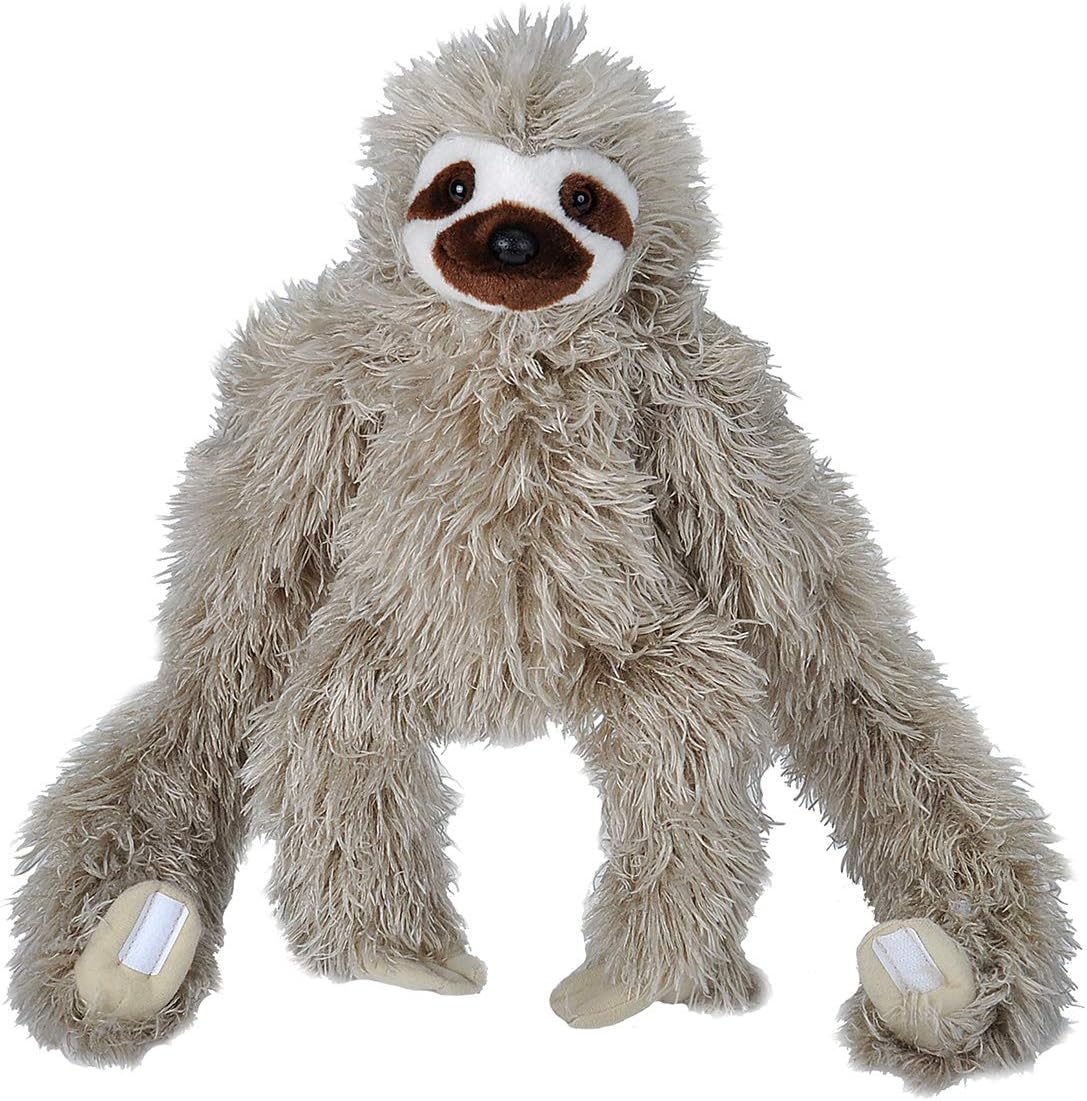 Wild Republic Hanging 3 Toed Sloth Plush 30 Inches