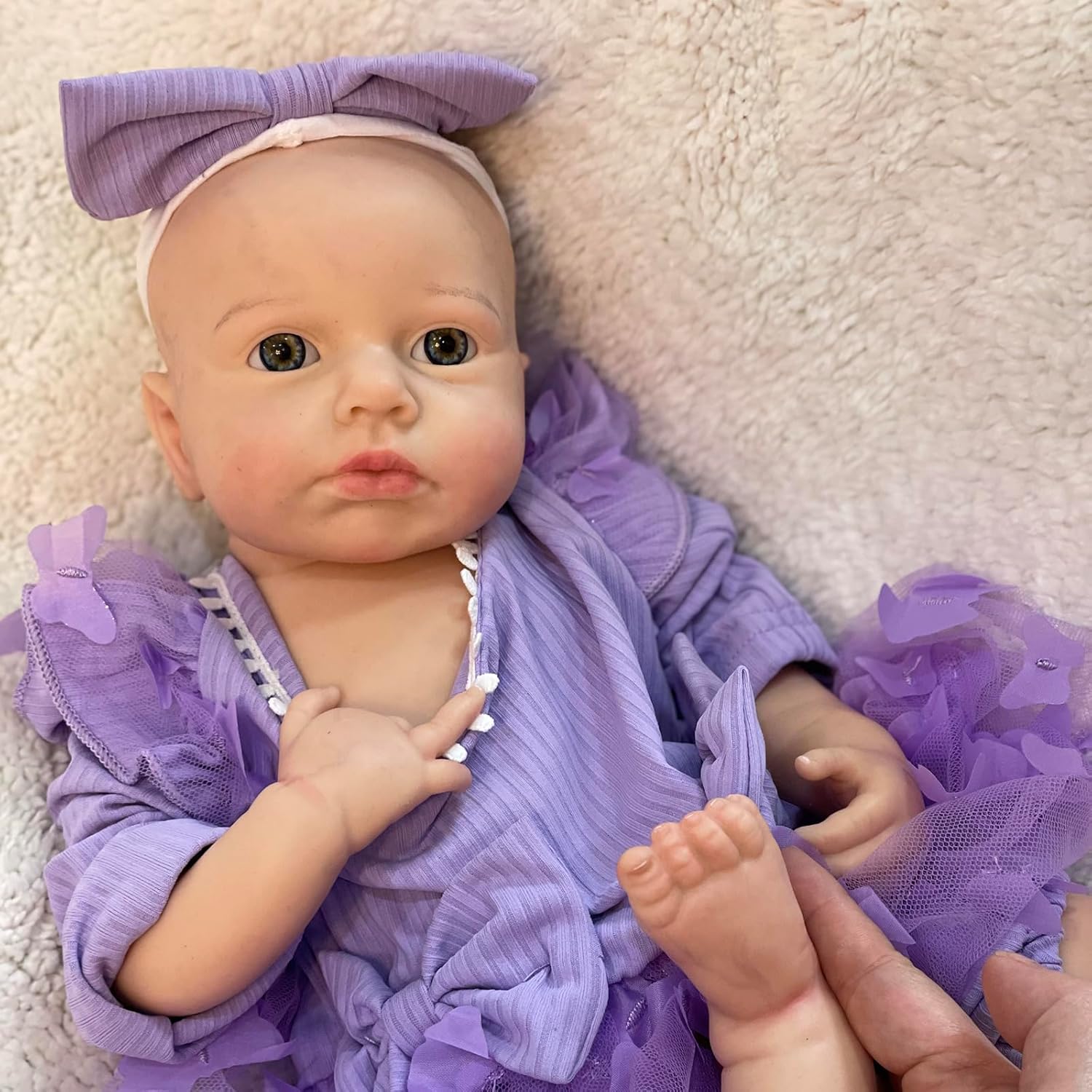 OtardDolls 18 Inch Realistic Silicone Baby Girl Doll