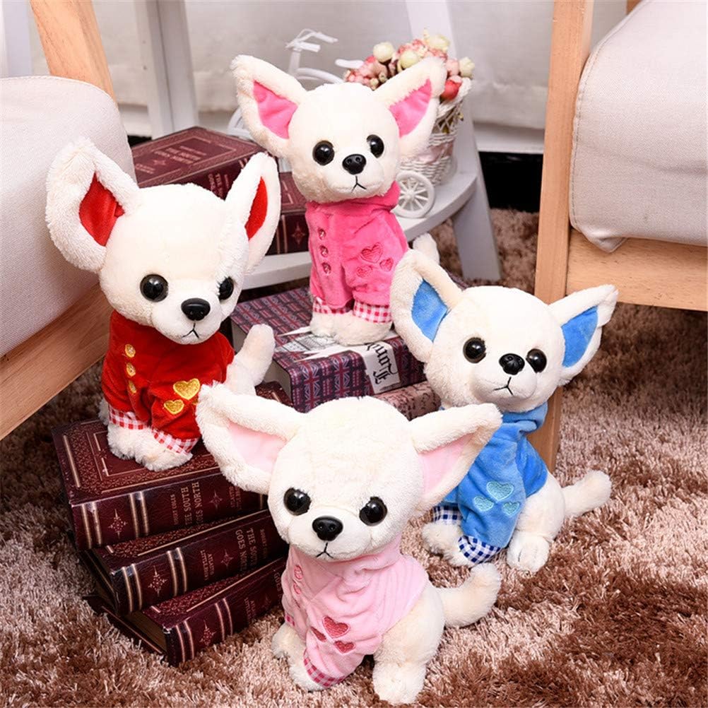 SUSHAFEN Stuffed Dog Plush Toy 17cm Cute Pillow Decoration