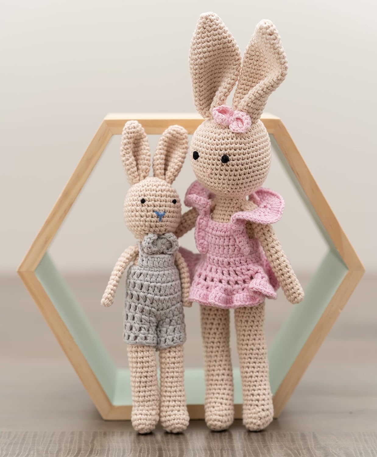 KawaiOnO Bunny Son Handmade Crochet Plushie Doll 1