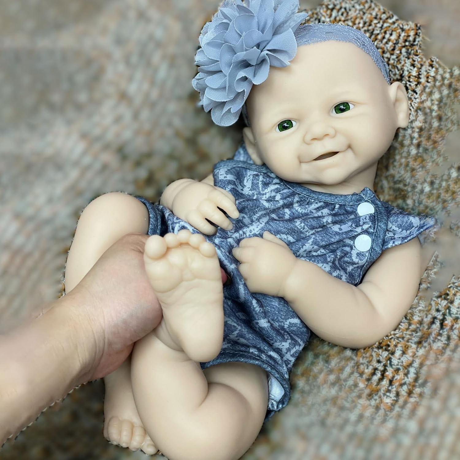 18 Inch Unpainted Reborn Silicone Baby Doll