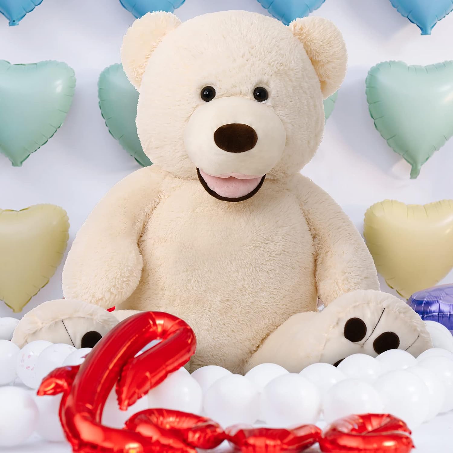 MorisMos 39inch Giant Teddy Bear Plush Toy
