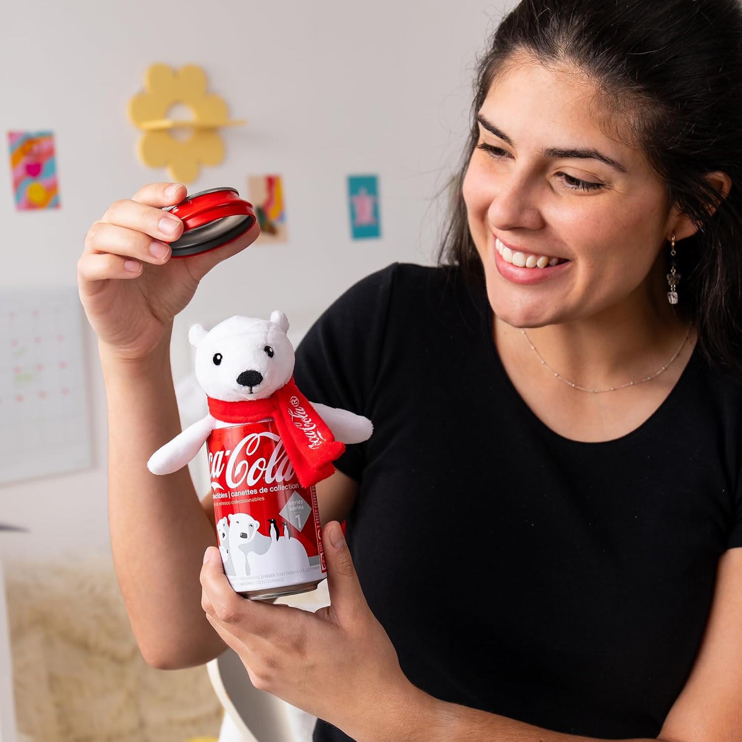 Coca-Cola Pop Cans Collectible Plush Stuffed Animal