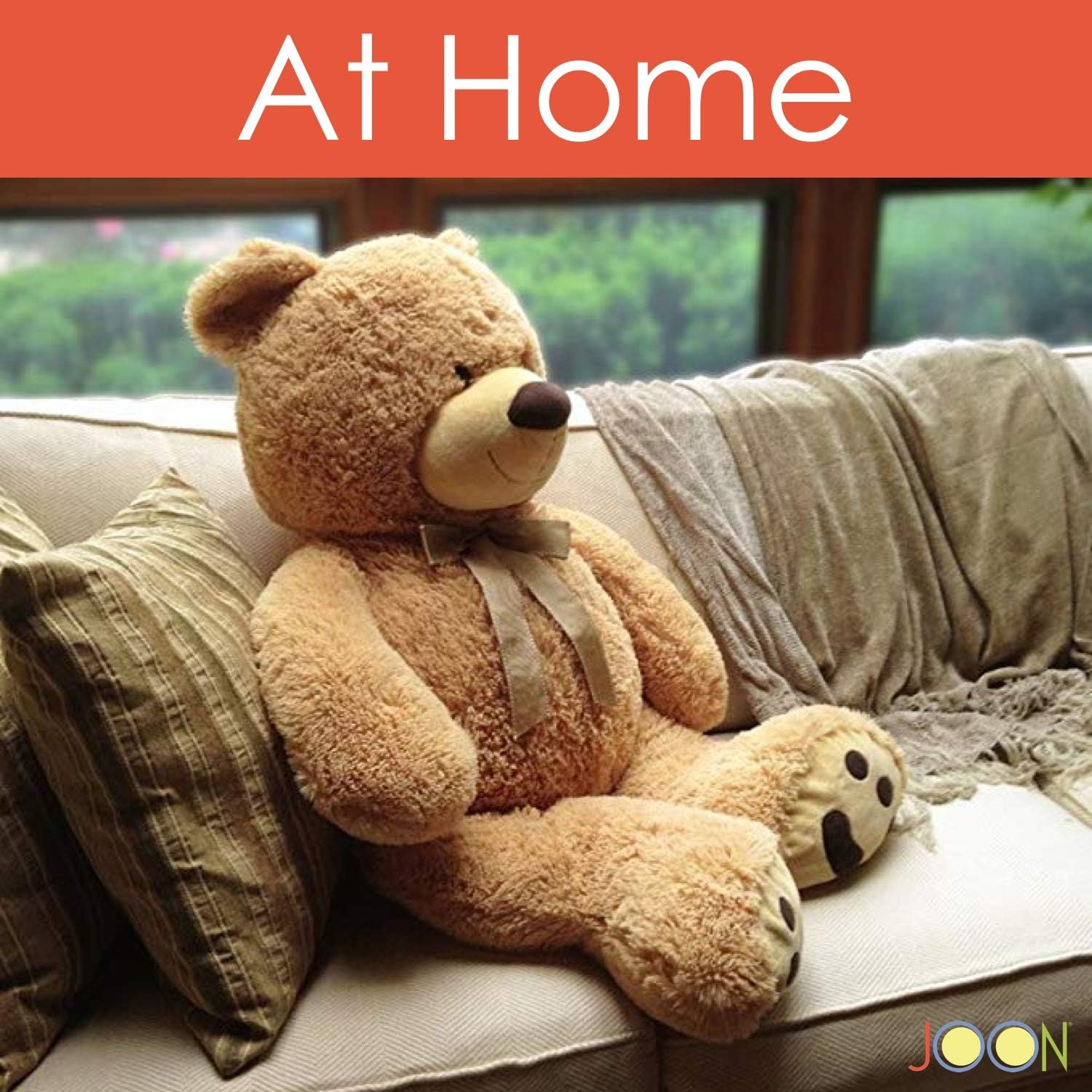 JOON Huge Teddy Bear 38 Inches Tan Fluffy