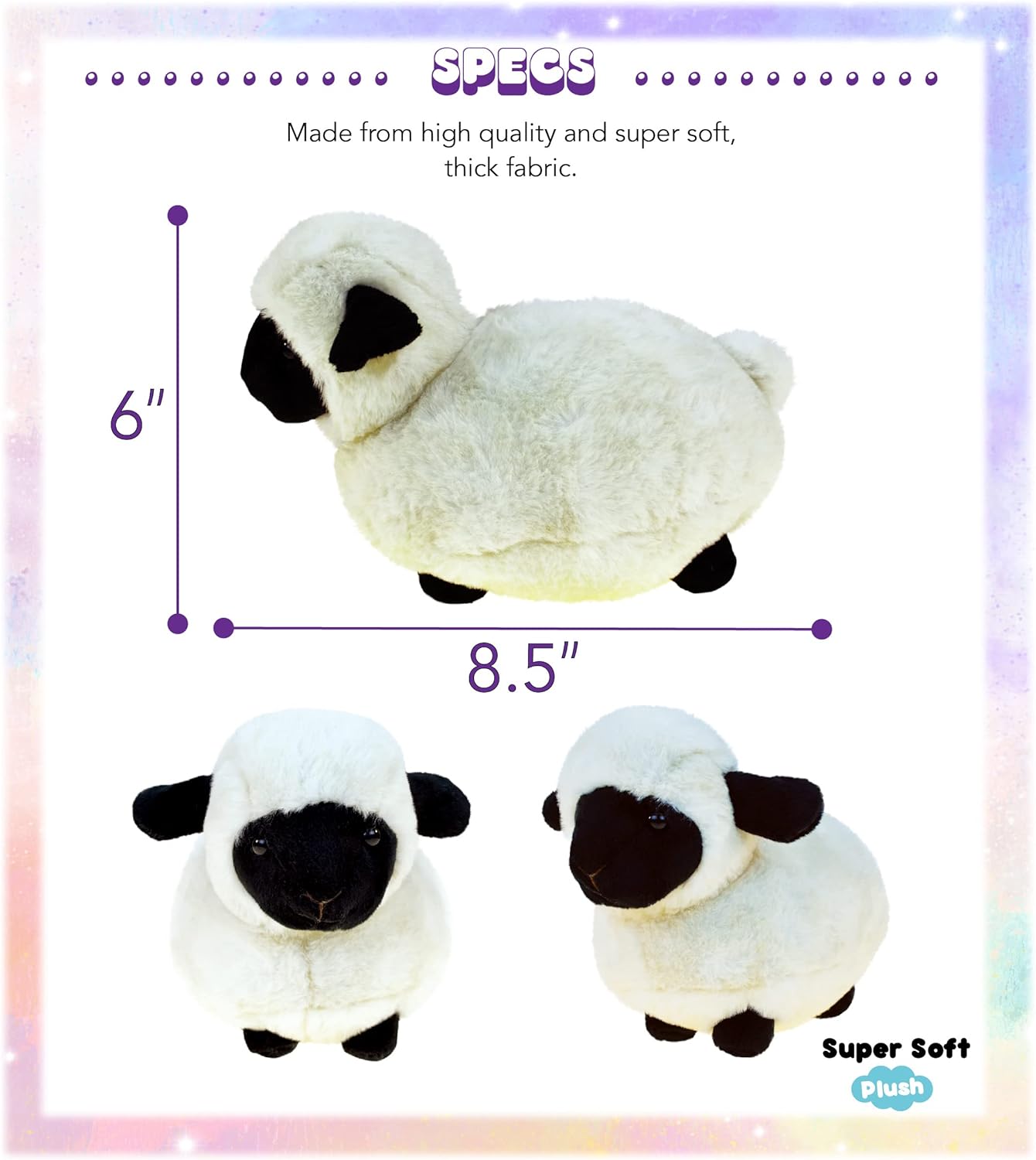 Puzzled DolliBu Valais Blacknose Sheep Stuffed Animal