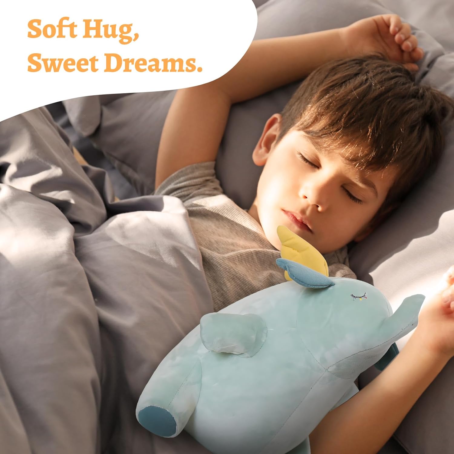 Roqei Adorable Elephant Plush Pillow 13 Huggable Stuffed Animal
