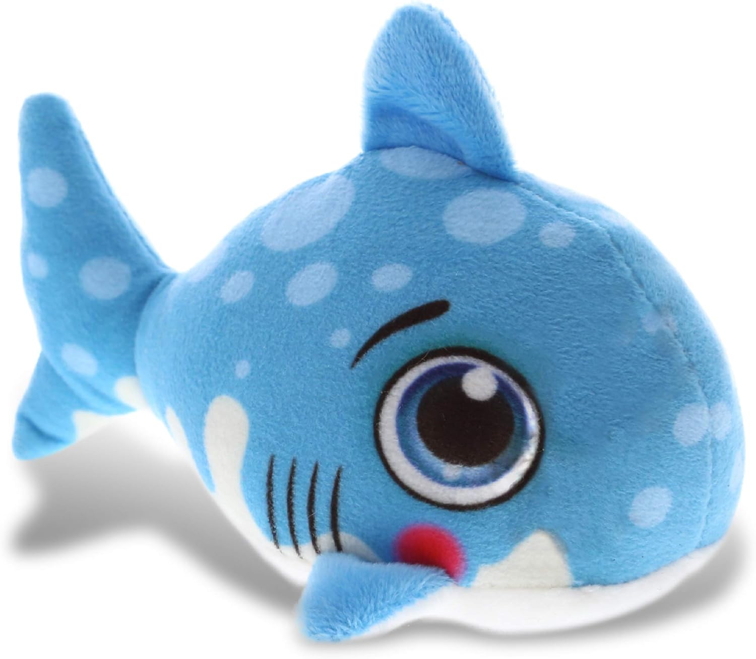 DolliBu Blue Shark Plush Toy 55 Inch Huggable Stuffed Animal 1