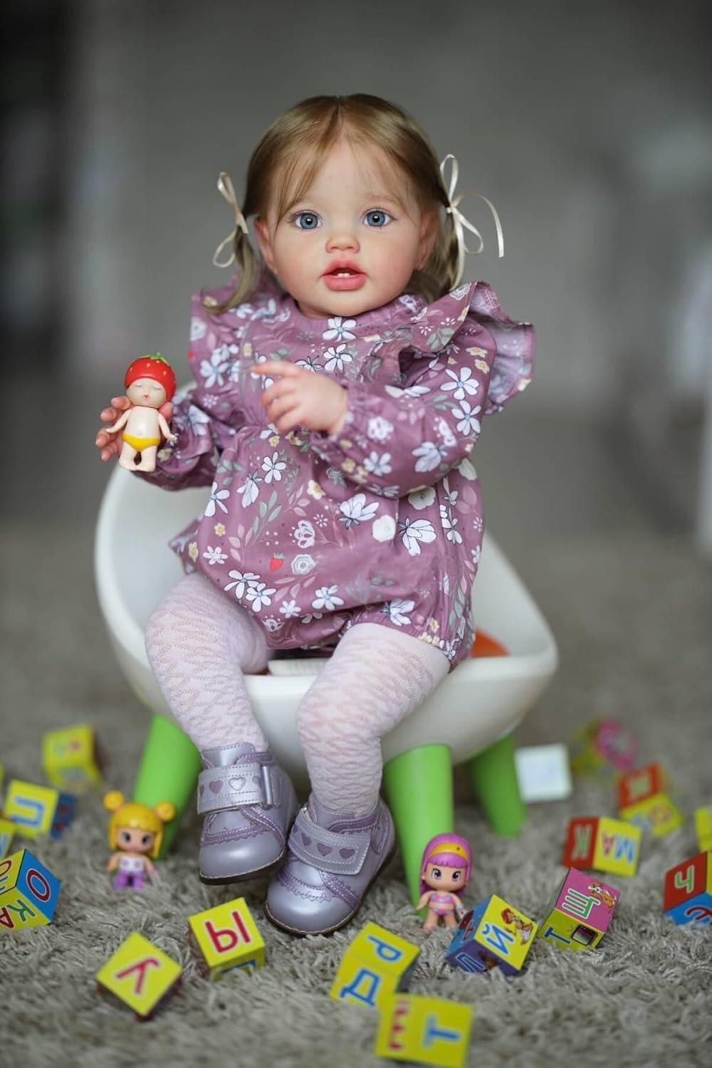Angelbaby 24 Inch Lifelike Toddler Girl Doll