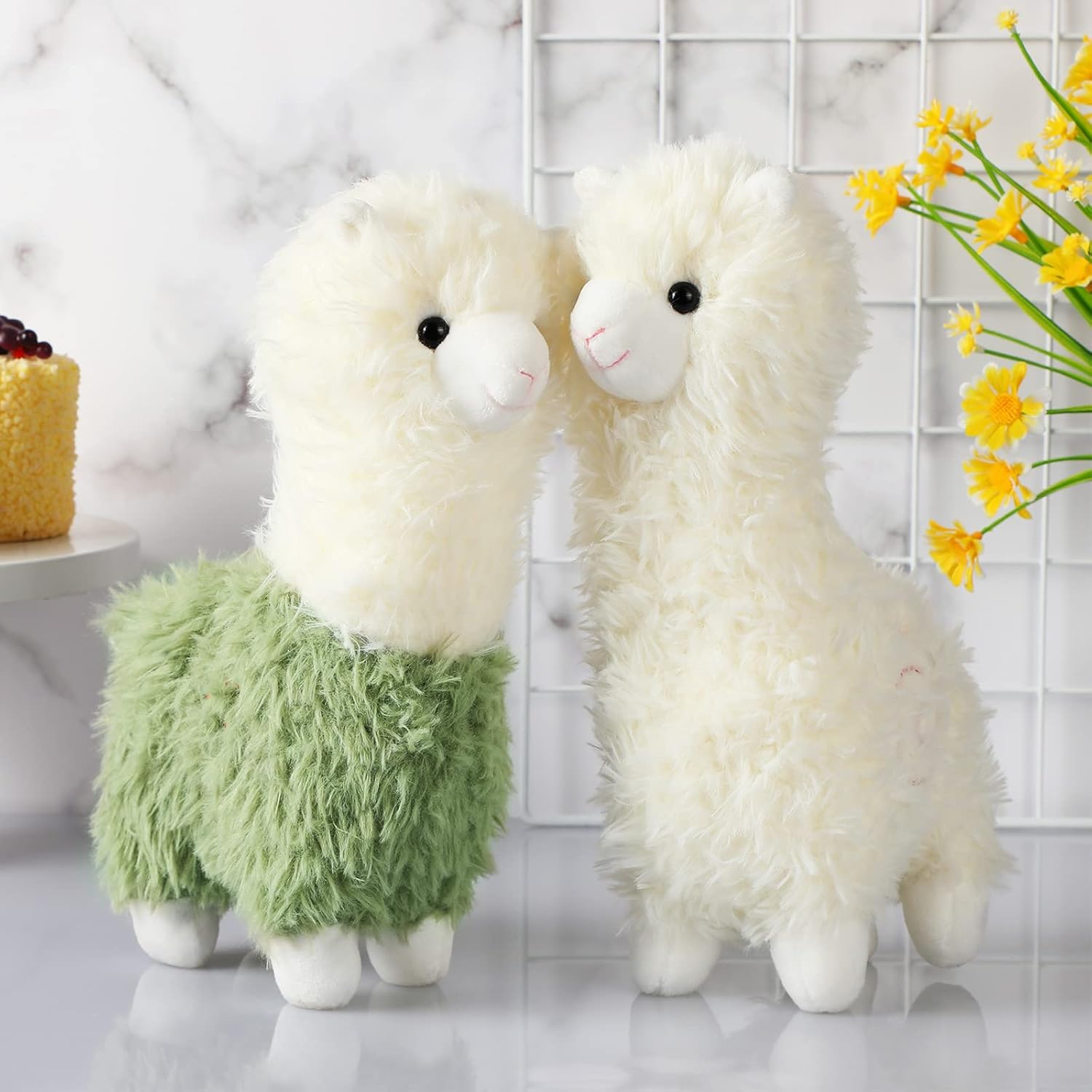 Chalyna 2-Piece Llama Plush Toy with Alpaca Design