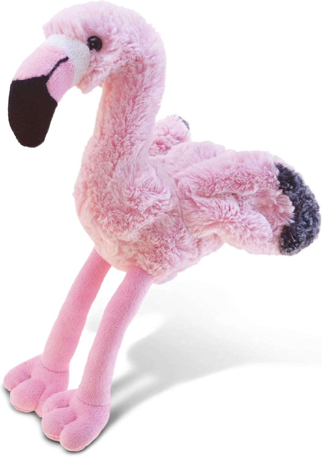 DolliBu Flamingo Plush Stuffed Animal - 8 Inch Huggable