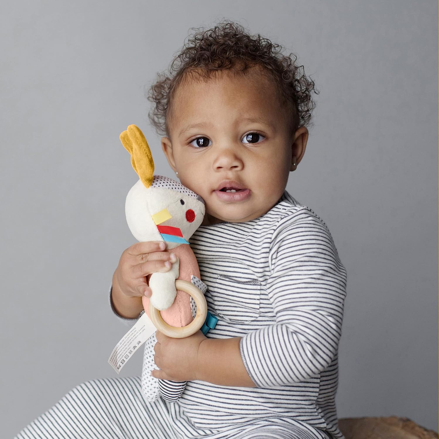 Petit Collage Organic Busy Bunny Activity Toy