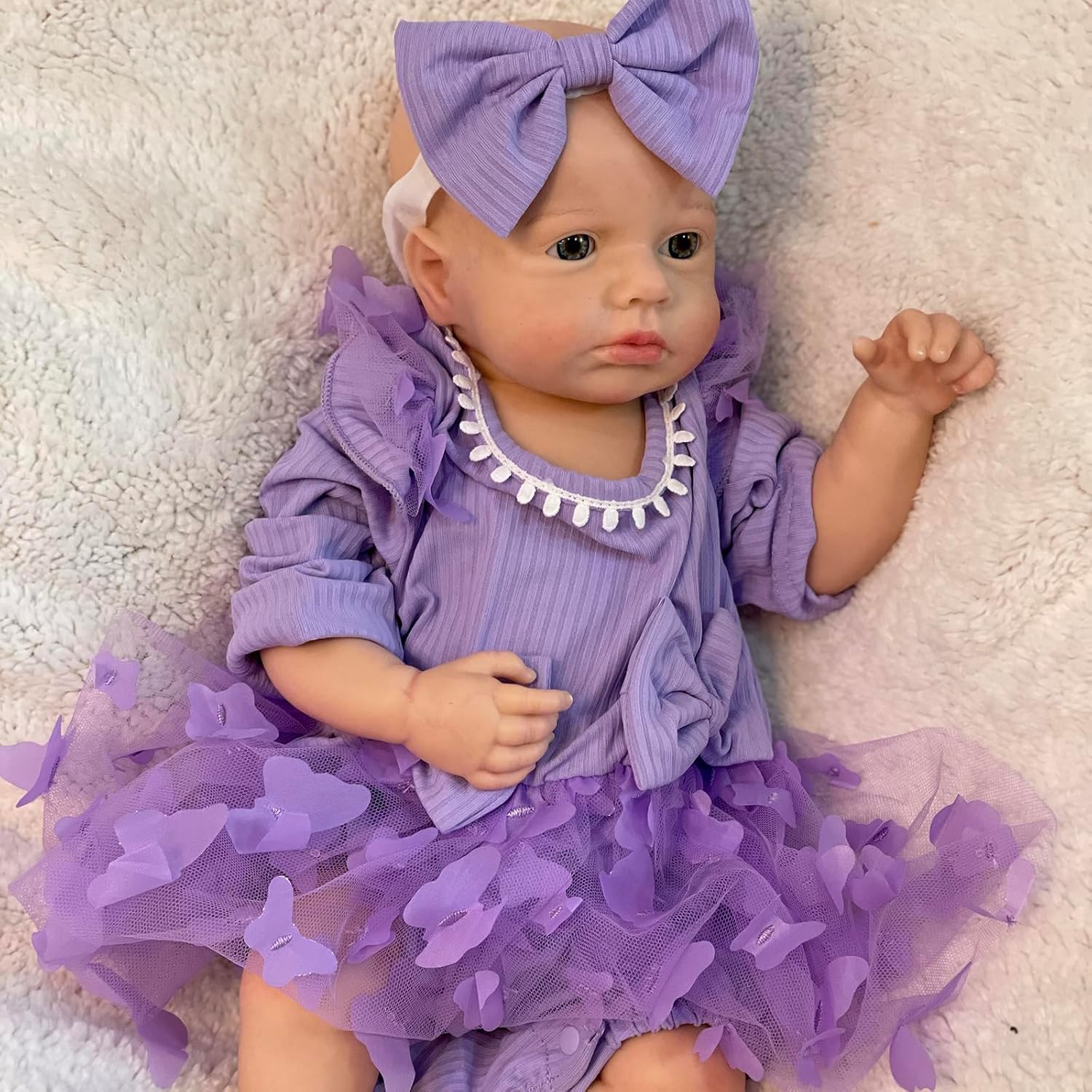 OtardDolls 18 Inch Realistic Silicone Baby Girl Doll