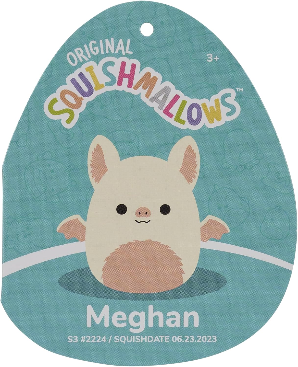 Squishmallows 35 Clip-On Meghan The Bat Yellow 1