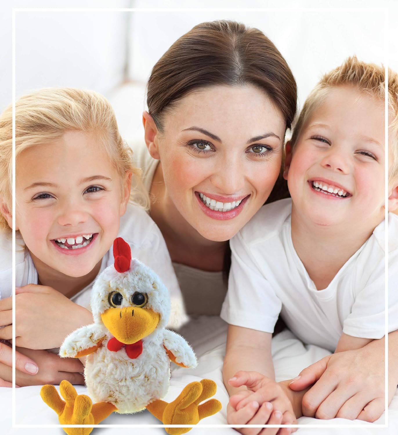 Puzzled DulliBu Plush Rooster - Soft Huggable 9 Inch Toy