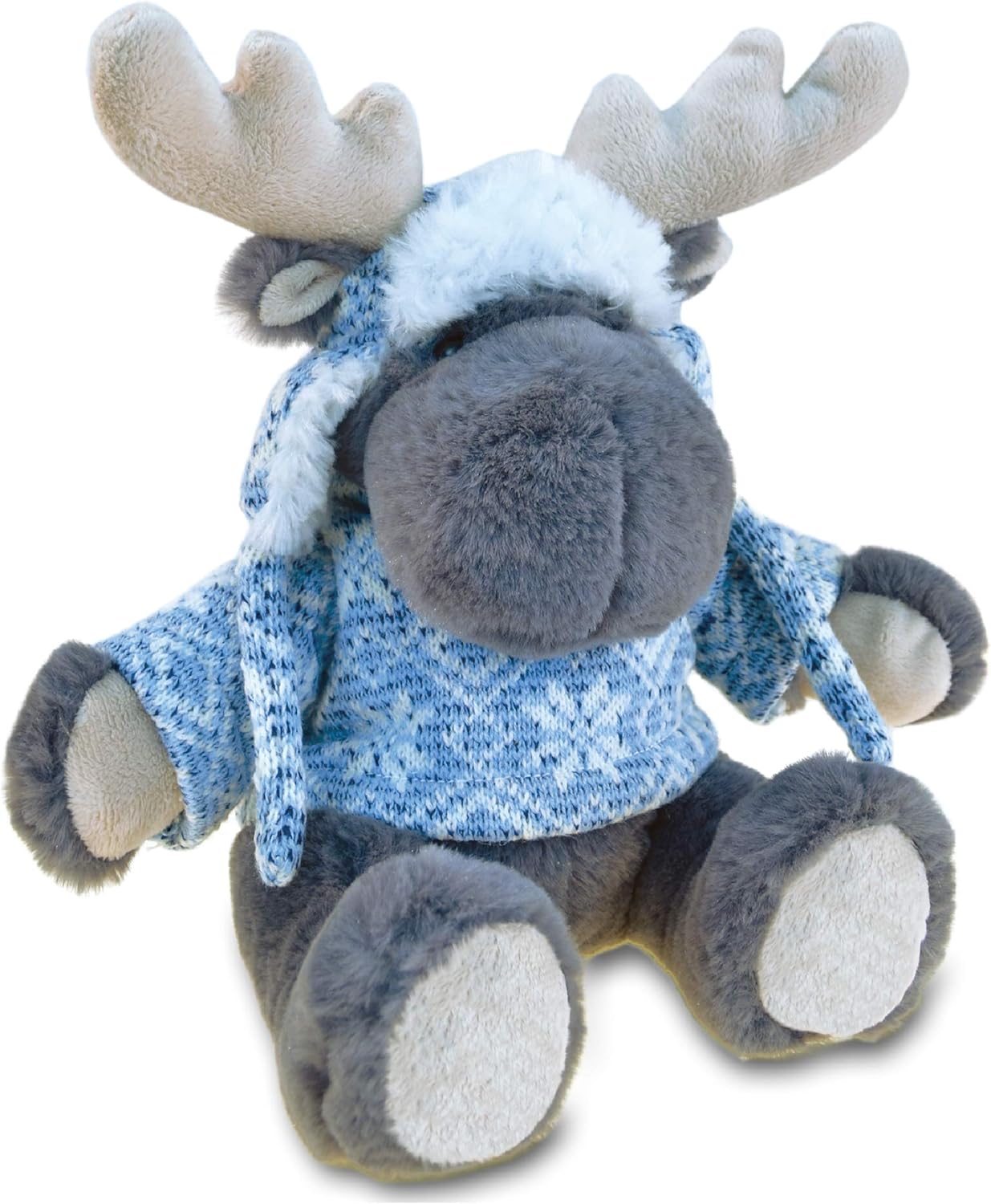 Puzzled DolliBu Plush Moose Toy - 9 Inches