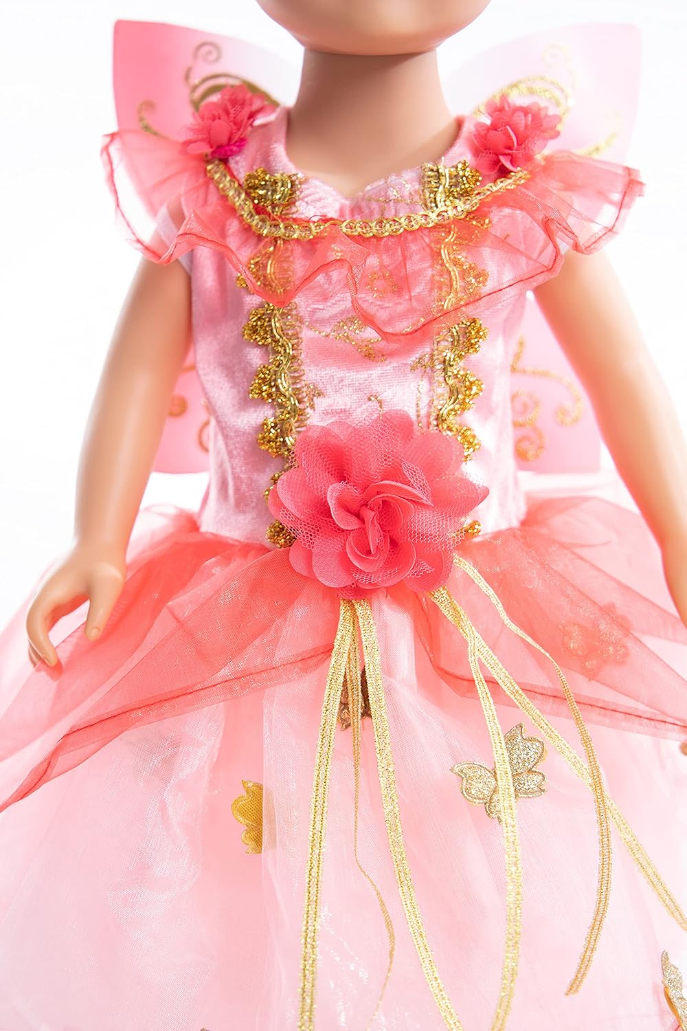 Little Adventures Butterfly Fairy Girl Doll Dress with Wings