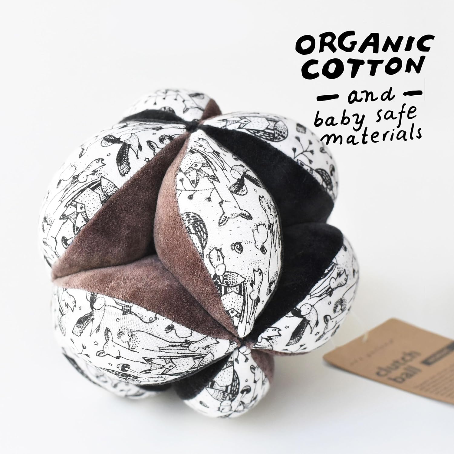 Wee Gallery Sensory Clutch Ball for Babies