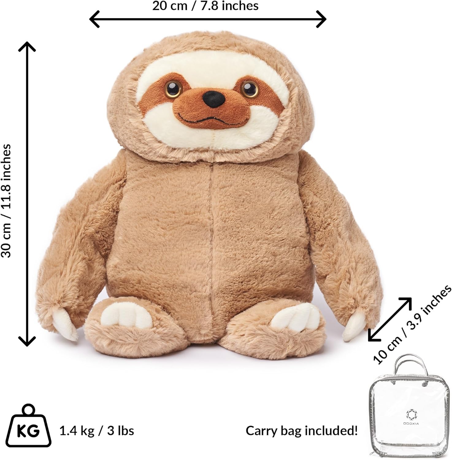 ODOXIA Weighted Sloth Anxiety Relief Plush