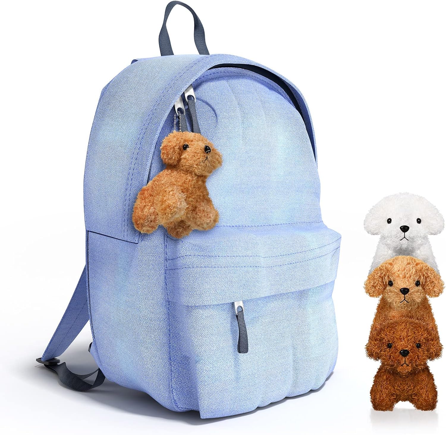 Skylety 12-Pack 5 Mini Dog Plush Toys Set