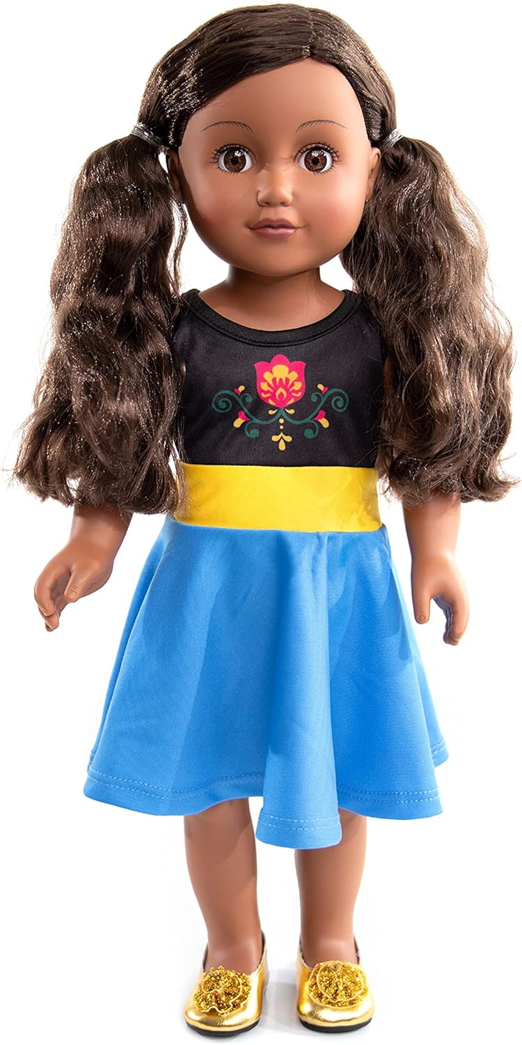 Little Adventures Twirl Princess Dress Alpine - Machine Washable No Glitter