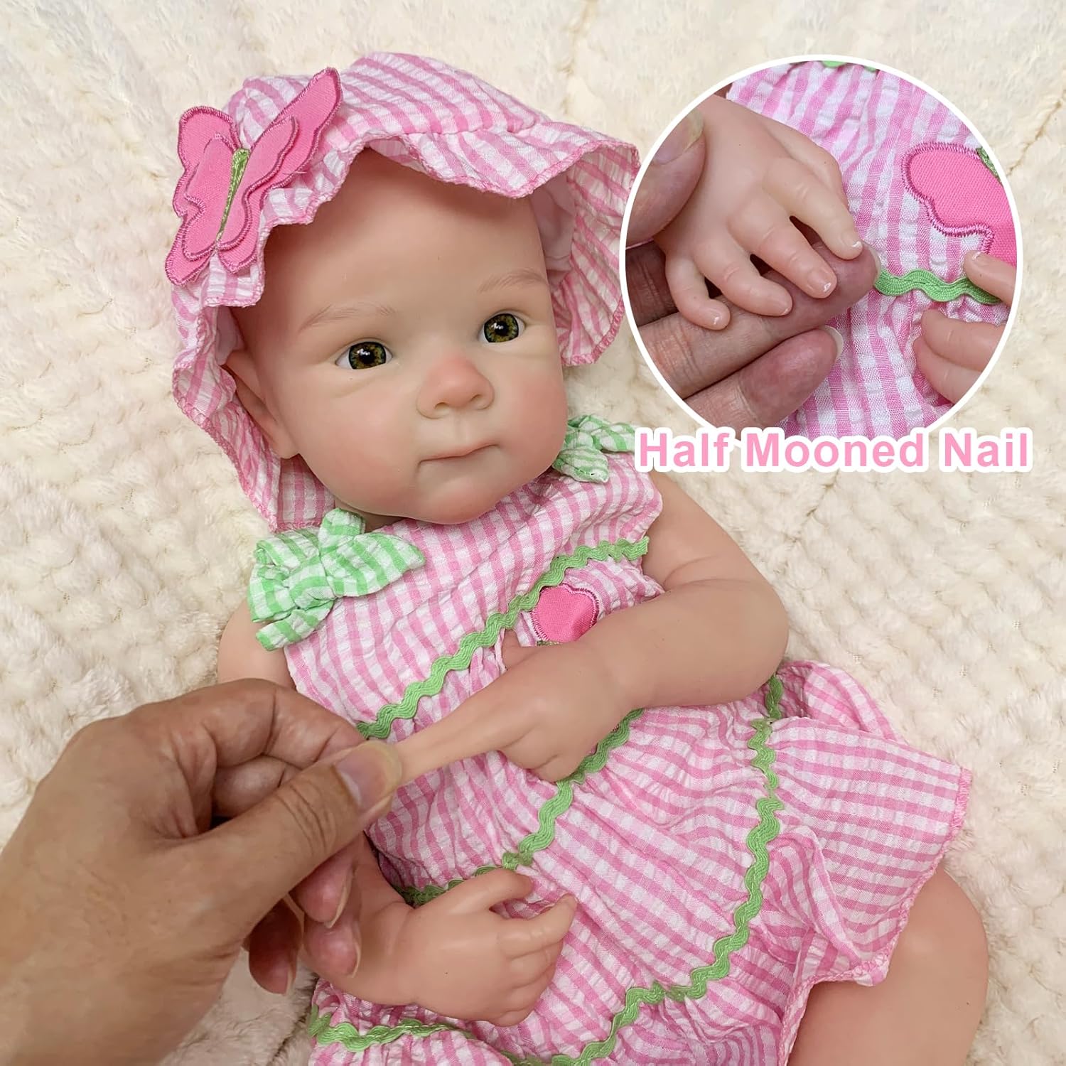 OtardDolls 18 Inch Realistic Silicone Baby Doll