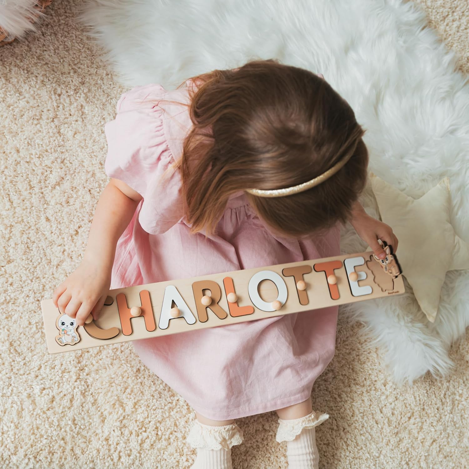 Personalized Wooden Puzzle for Baby and Toddler