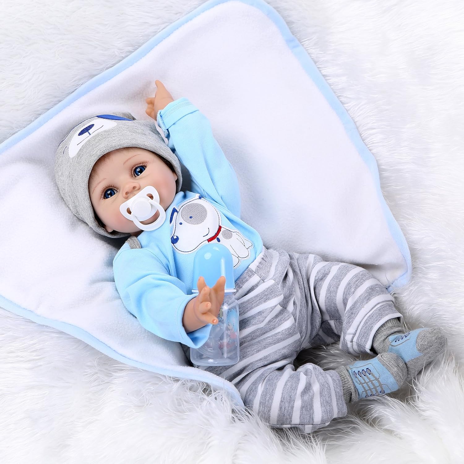 Pedolltree Reborn Baby Boy Blue Outfit 20-22 Inch