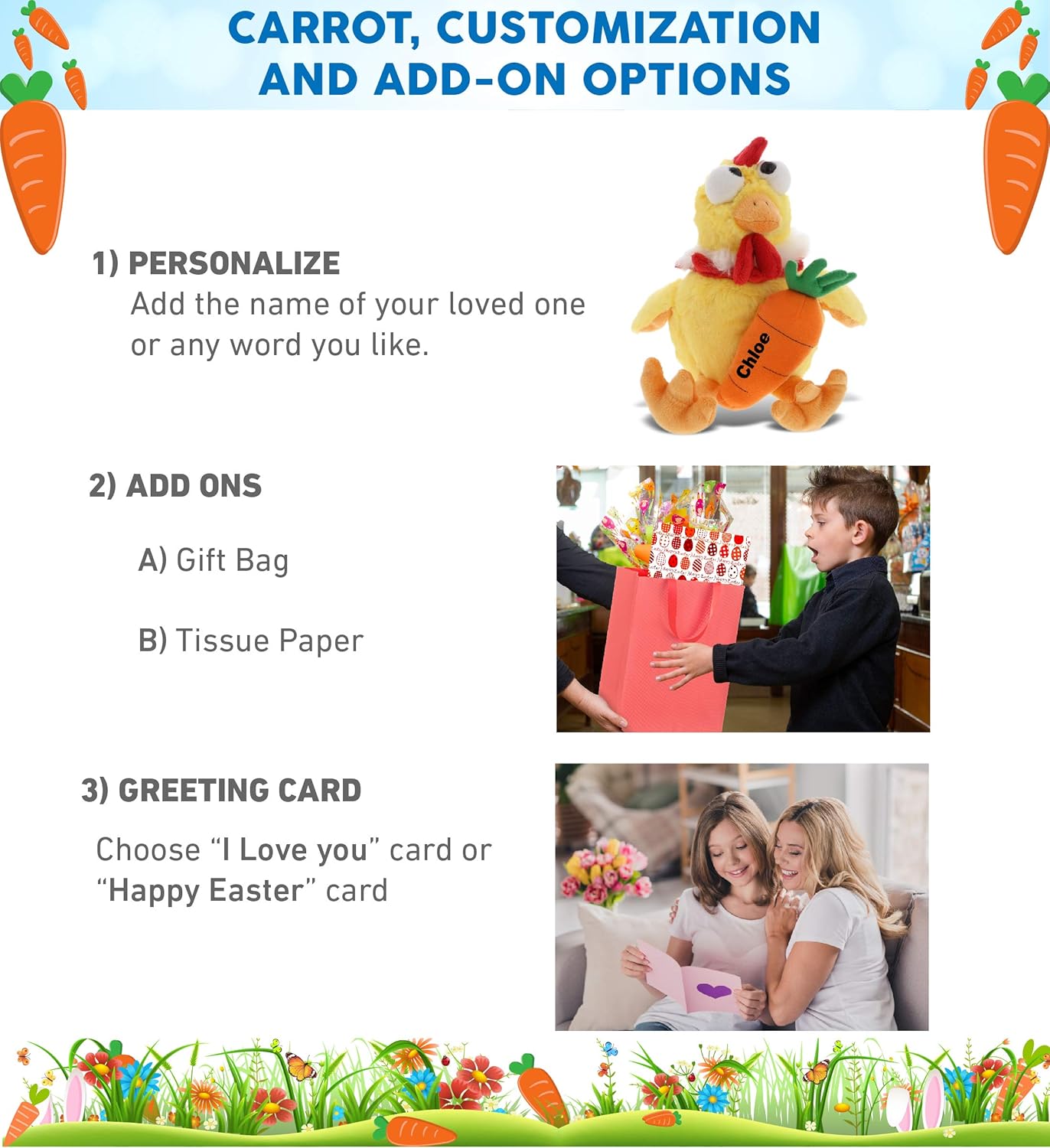 DolliBu Easter Happy Rooster Plush Toy - 105 Inches