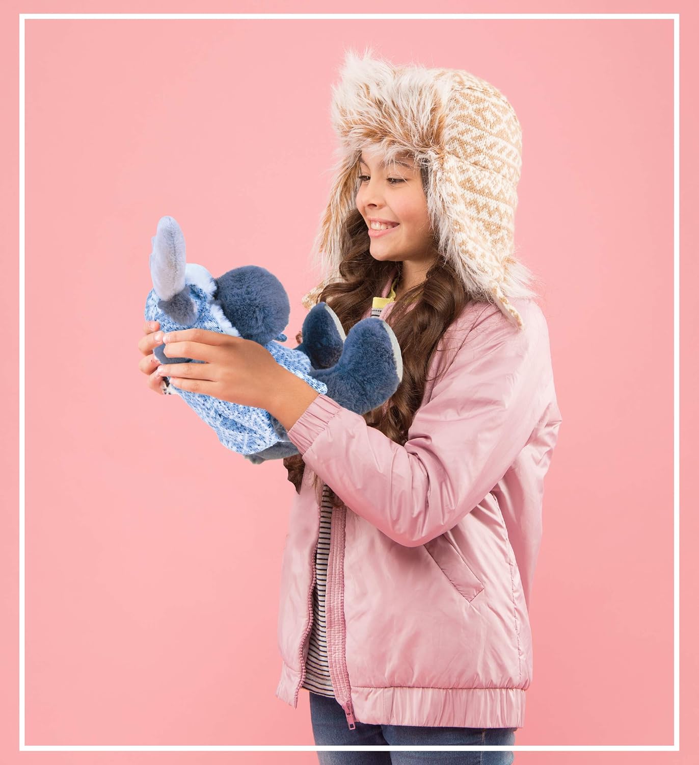 Puzzled DolliBu Plush Moose Toy - 9 Inches