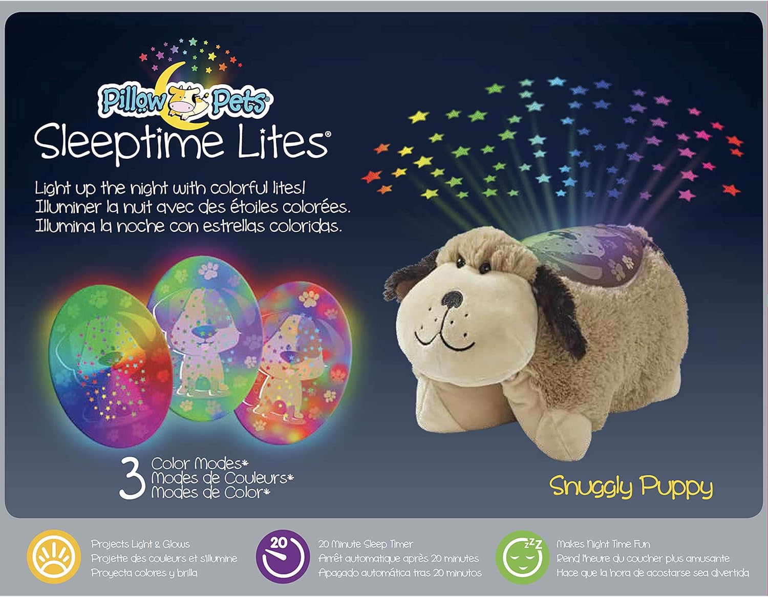 Pillow Pets Signature Snuggly Puppy 1 Count Brown