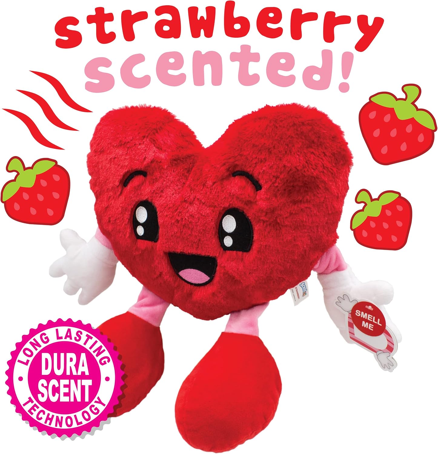 Scentco Sweetheart - 10 Strawberry Scented Plush Stuffed Animal