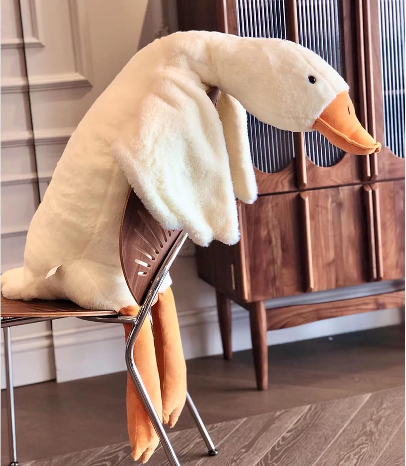 Tanha Large White Goose Plush Stuffed Animal