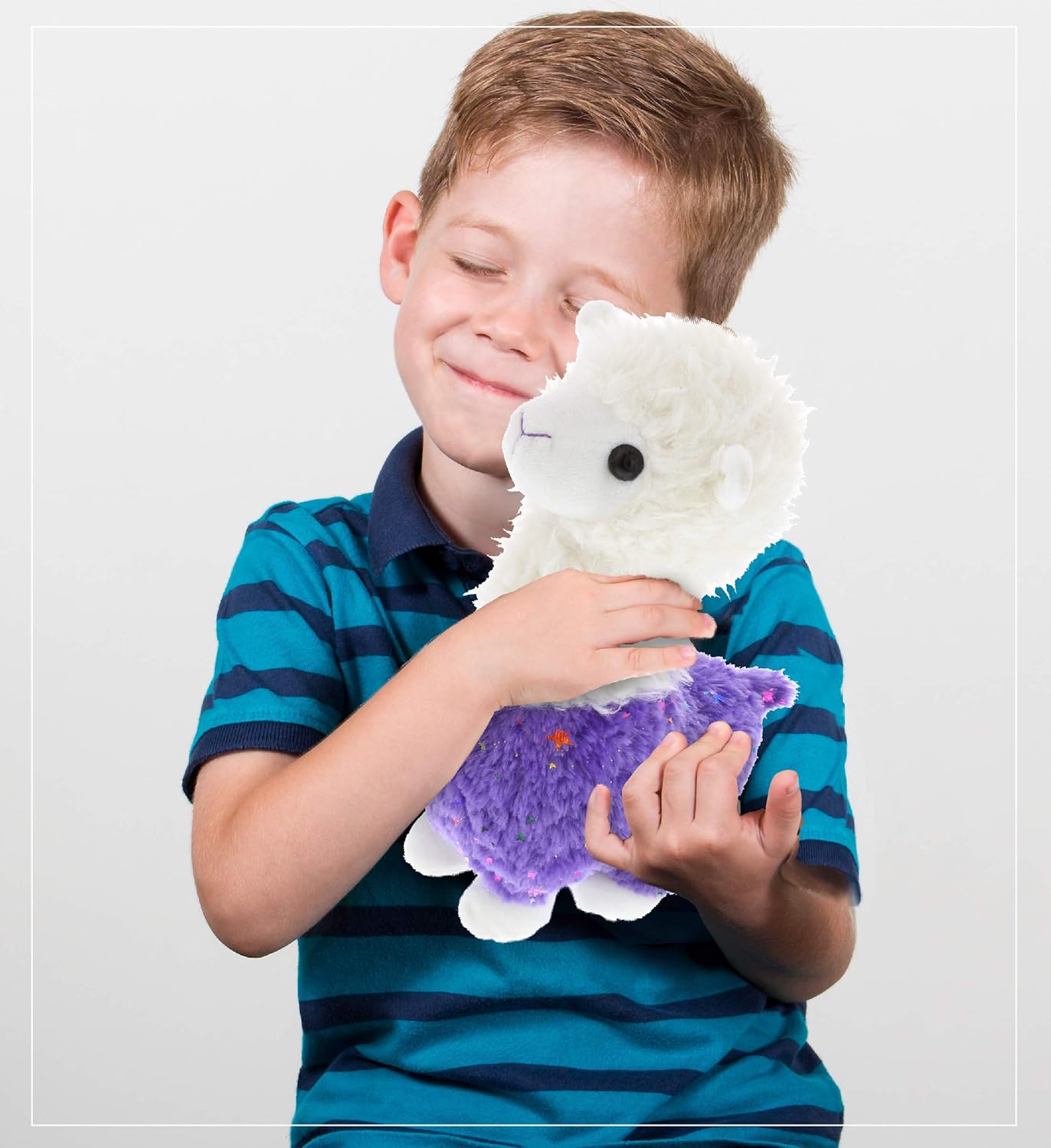 DolliBu Sparkle Purple Llama Plush 115 Inch 1