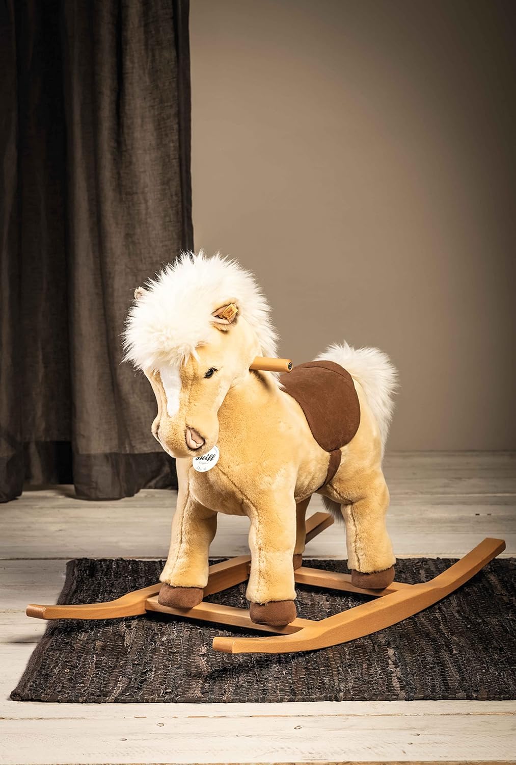 Steiff Franzi Riding Pony Stuffed Rocking Horse for Kids