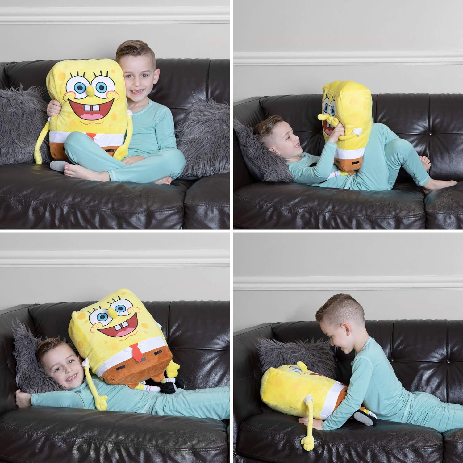 Franco Spongebob Kids Plush Cuddle Pillow Buddy 1