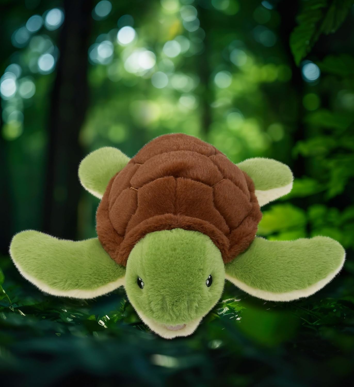 DolliBu Sea Turtle Plush Stuffed Animal 12 Inches