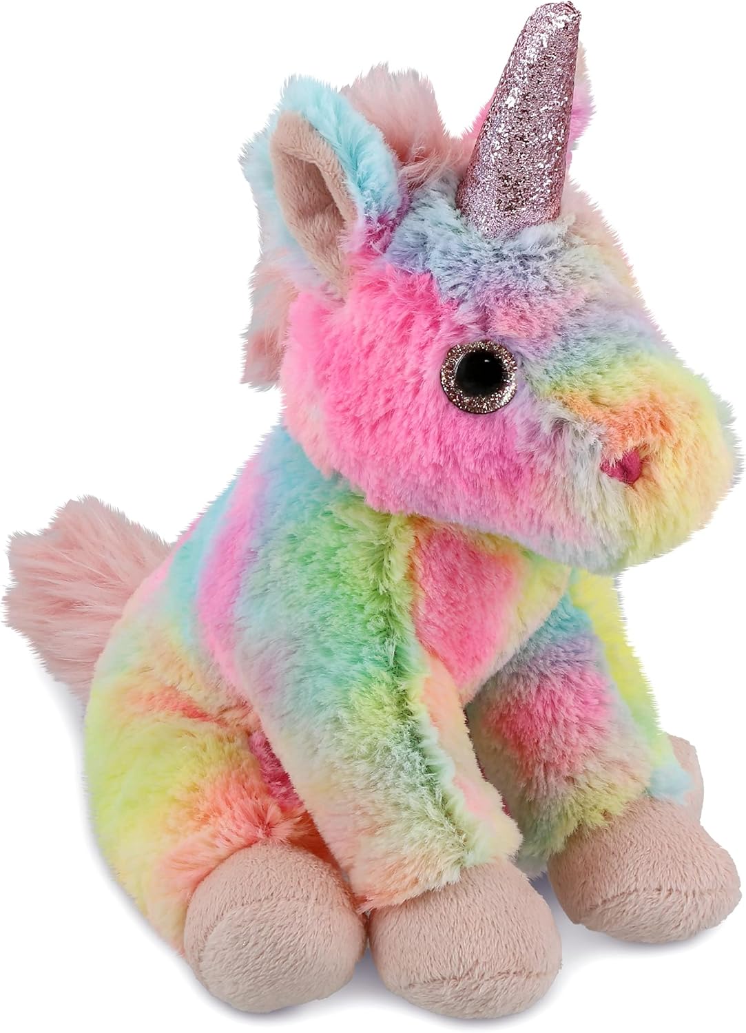 DolliBu Rainbow Unicorn Plush Toy - 9 Inch