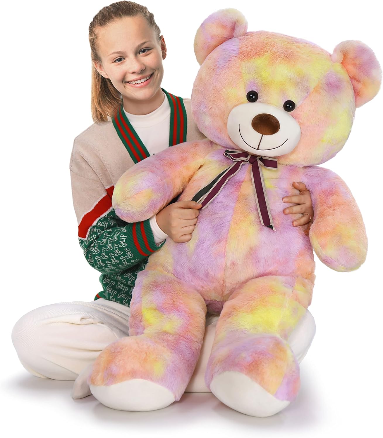 Tezituor 40in Giant Teddy Bear Plush Toy