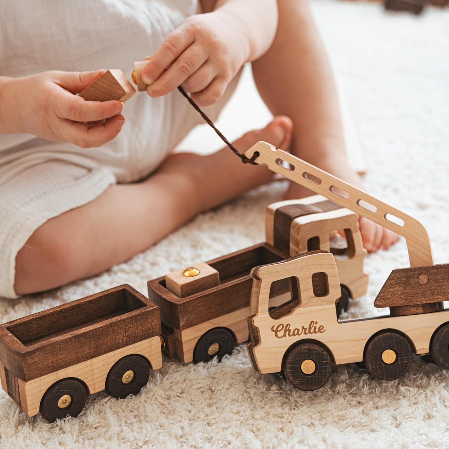 Personalized Wooden Toy Cars for Kids 1