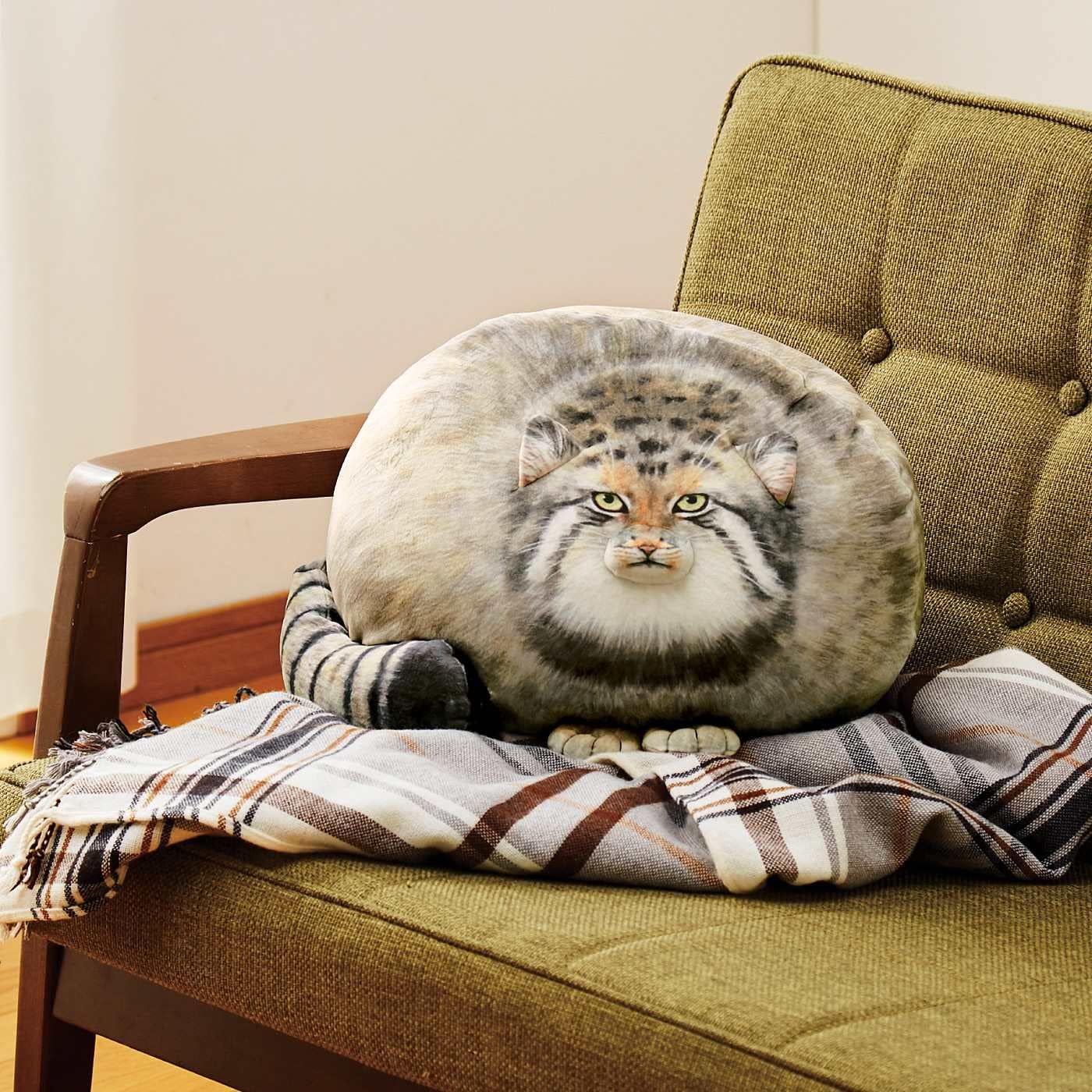 Sew Butiful Pallas Cat Plush Pillow 45cm