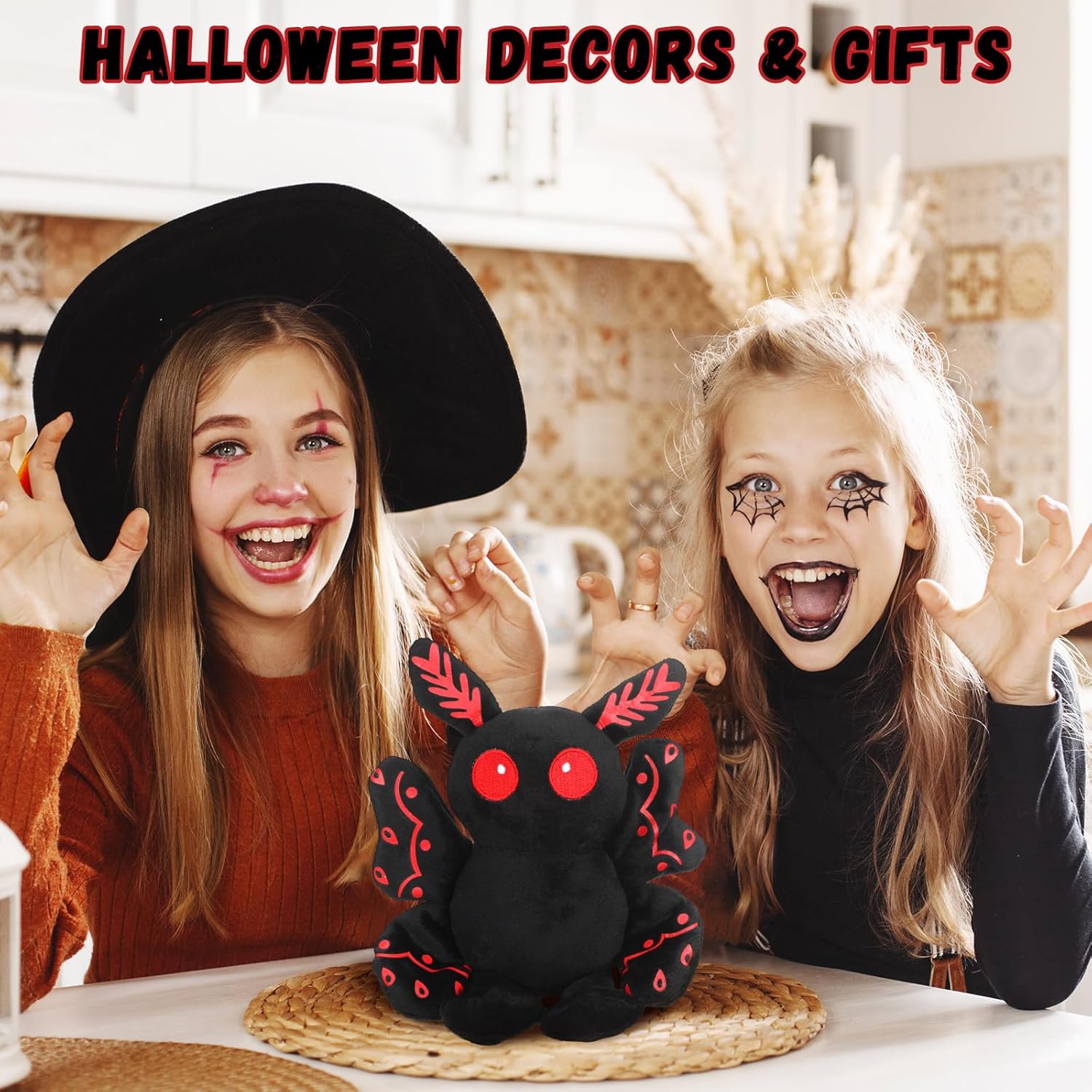 Jenaai Christmas Mothman Plush Toy for Kids