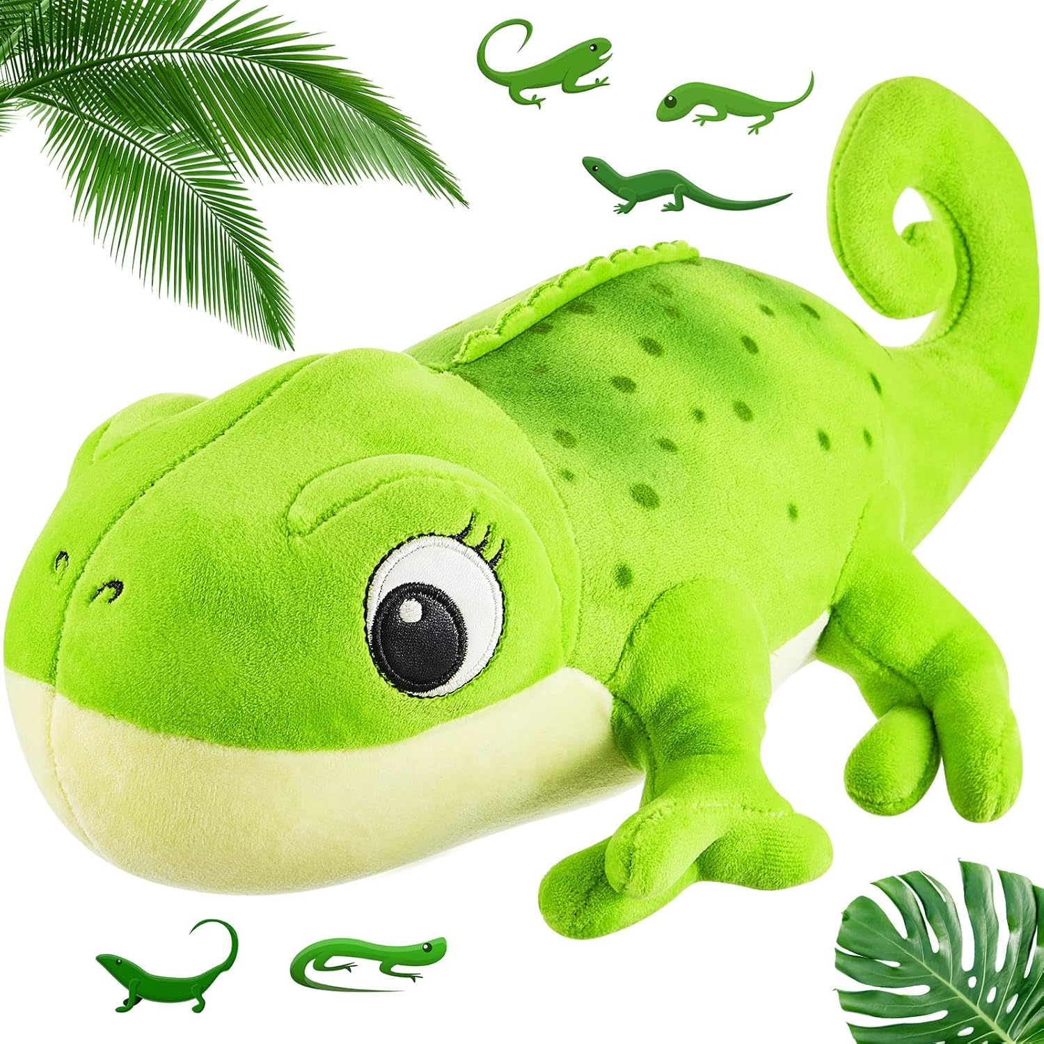 Zhanmai Chameleon Plush Doll Green 118 Inches
