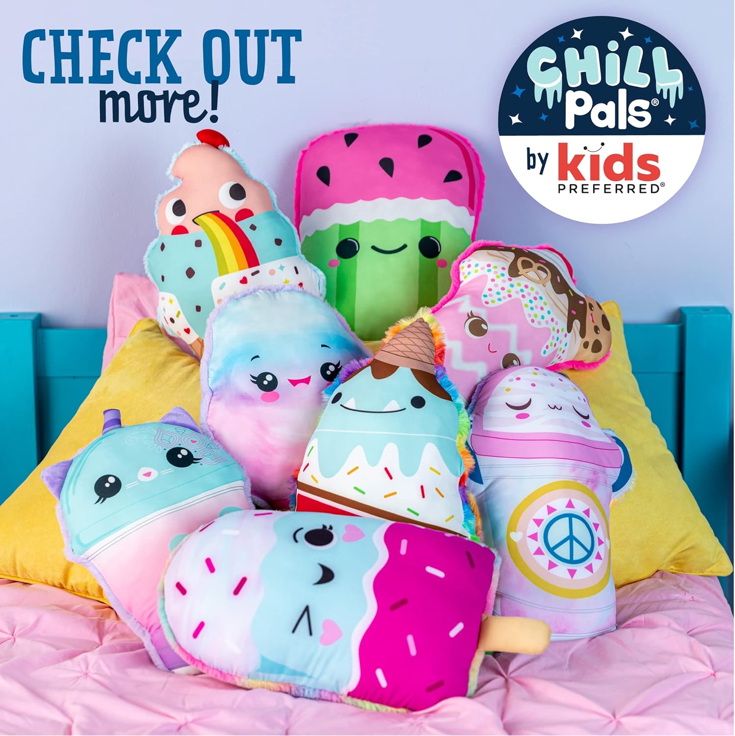 KIDS PREFERRED Cuddle Pals Coolable Plush Pillow