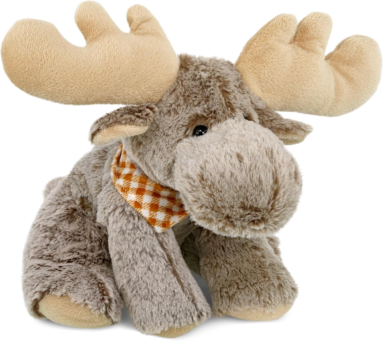 DolliBu Floppy Moose Plush - 12 Inch Huggable Toy