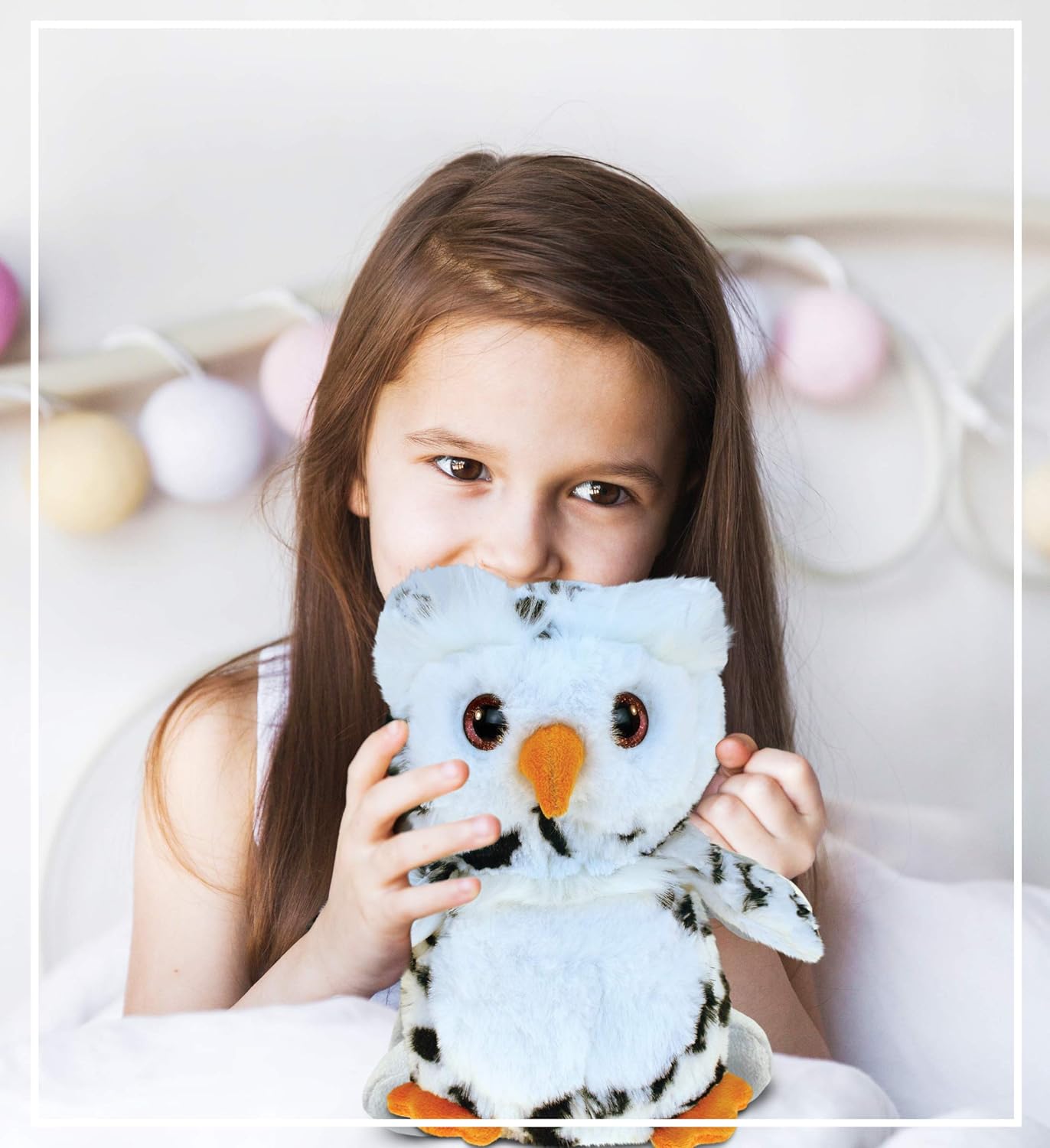 Puzzled DolliBu Plush Owl Stuffed Animal - 85 Inch