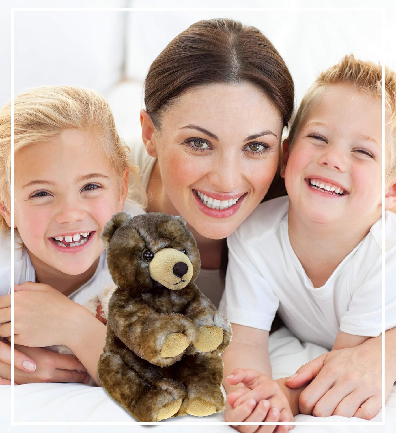 Puzzled DolliBu Plush Grizzly Bear - Huggable 55 Inch Stuffed Animal